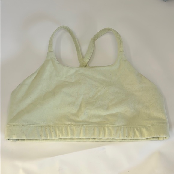 Athleta Kids Sports Bras in Light Yellow and Light Blue - Picture 2 of 5